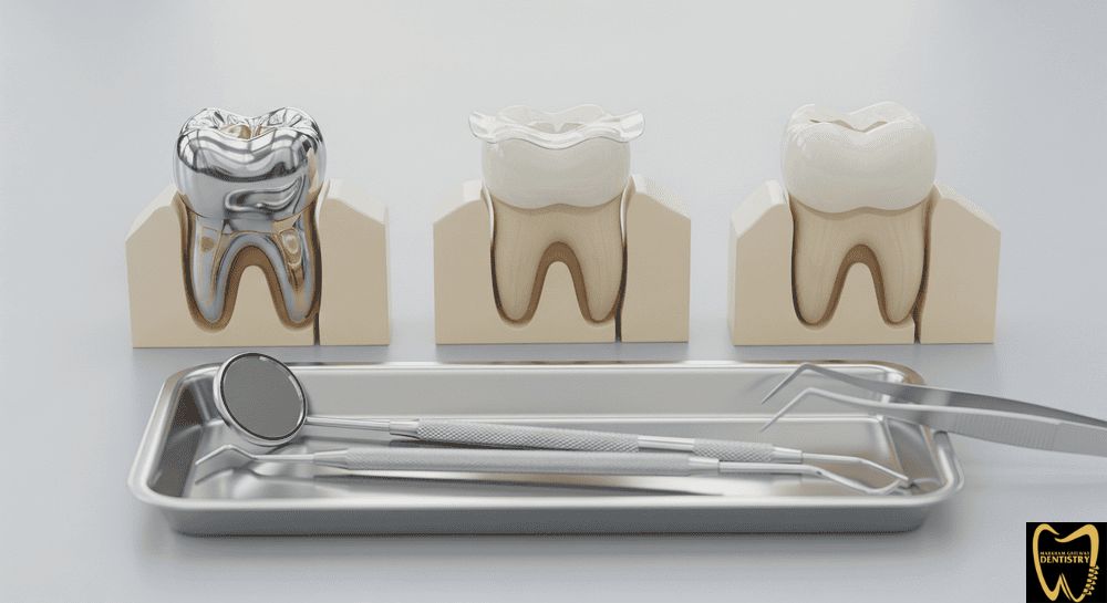 Comparison of dental crowns vs fillings and veneers in Scarborough