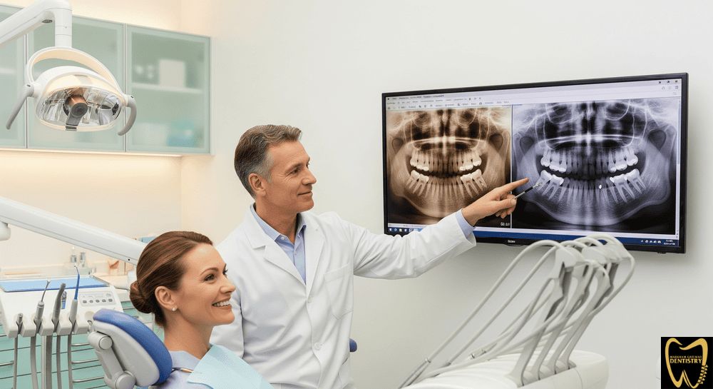 Scarborough dental clinic showing benefits of digital x-rays for patients